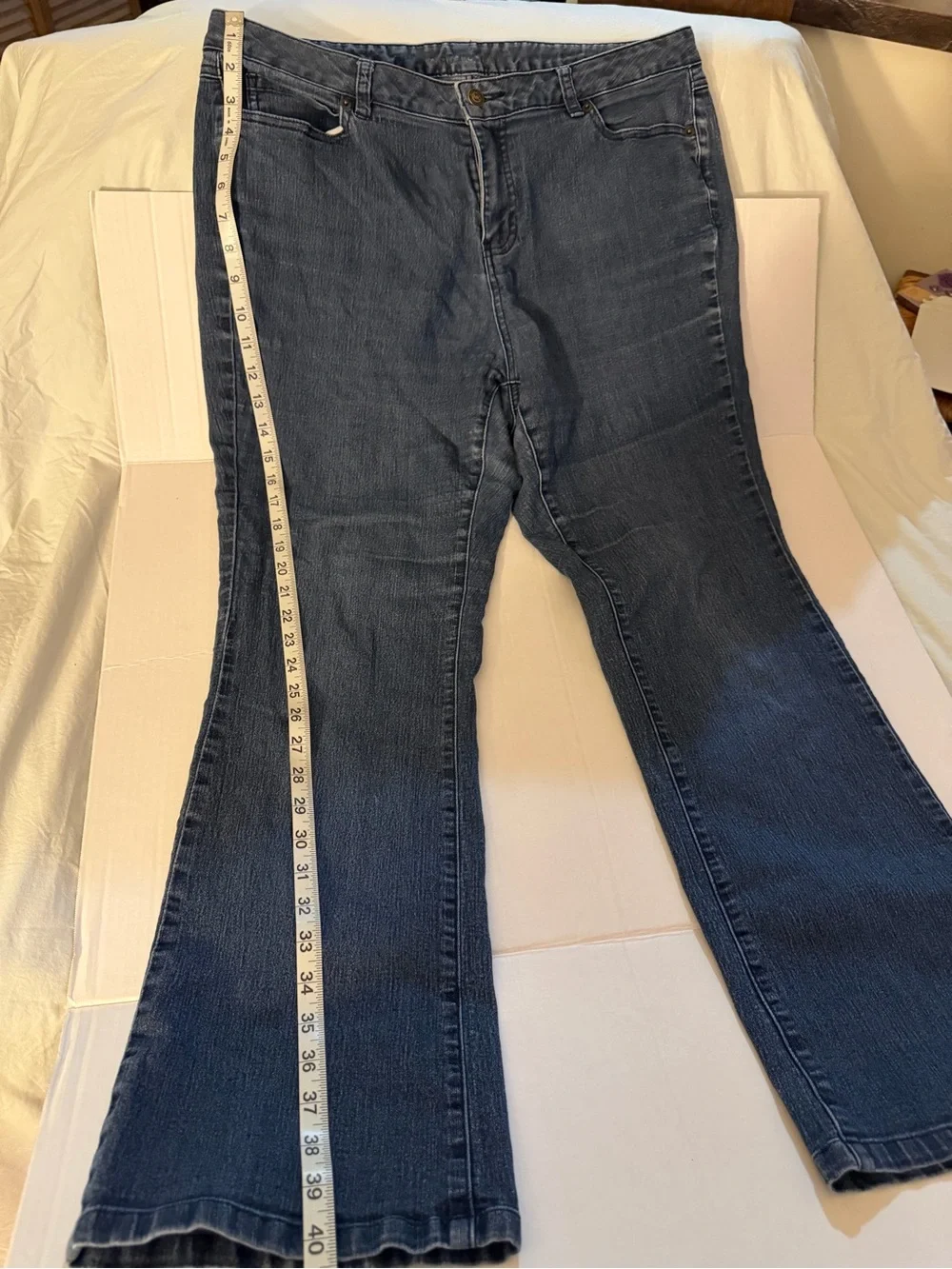 #241 Classic Women's Dark Blue Bootcut Jeans